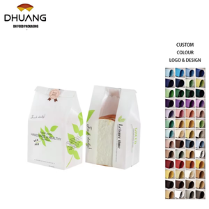 Bolsas de pan autoconselante con productos al por mayor de Windows transparentes para cortar tostadas para hornear y empaquetar los postres Venta caliente