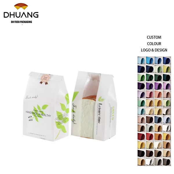 Bolsas de pan autoconselante con productos al por mayor de Windows transparentes para cortar tostadas para hornear y empaquetar los postres Venta caliente